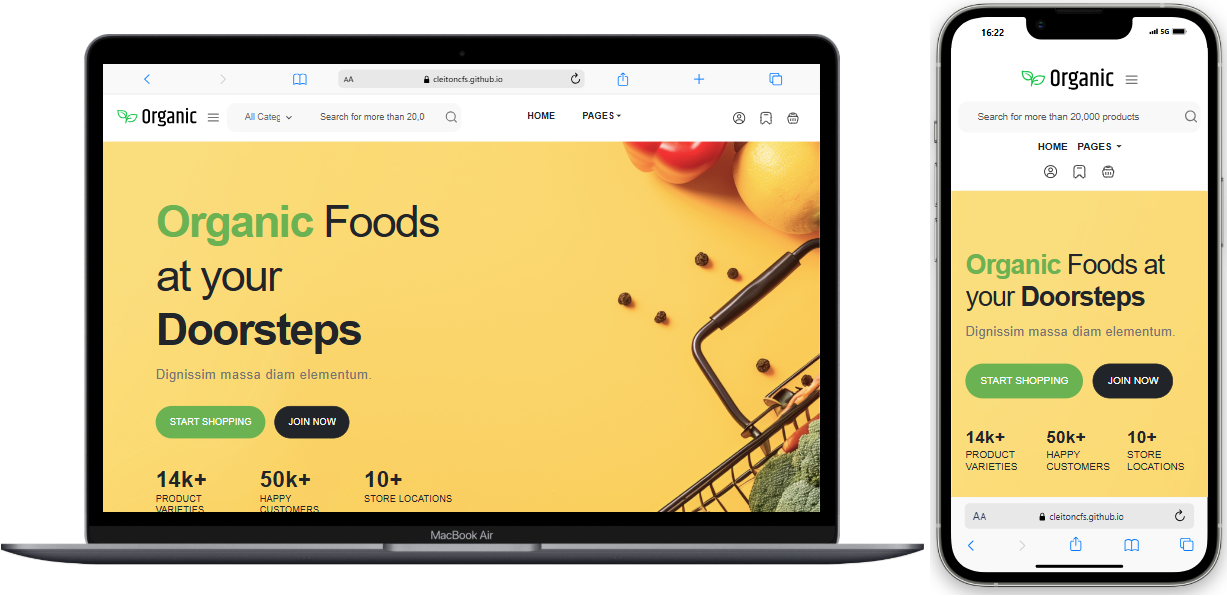 Projeto - Organic Foods